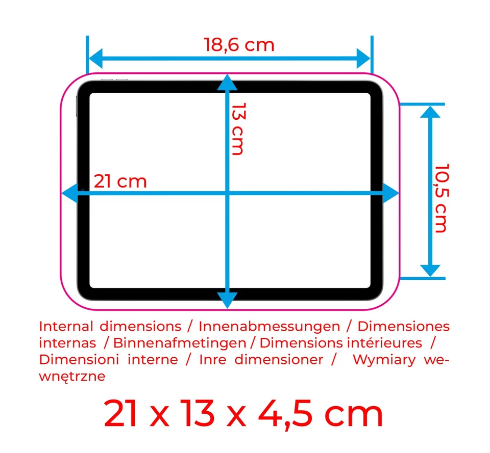 Universal Tasche Amazon Kindle Fire 5-7 Zoll Tablet Navi Schutztasche Hülle Case - Bild 2 von 4