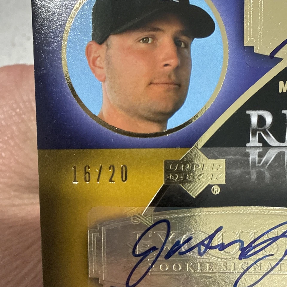 Upper Deck Reflections 2007 Matt Holliday/Jason Bay Autos/20 Rockies-Pirates Foto 2 de 4