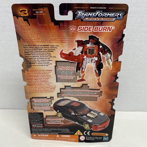 Transformers Universe SIDE BURN Dodge Viper GTS Robots Hasbro 2003 Read Disc. - Picture 11 of 20