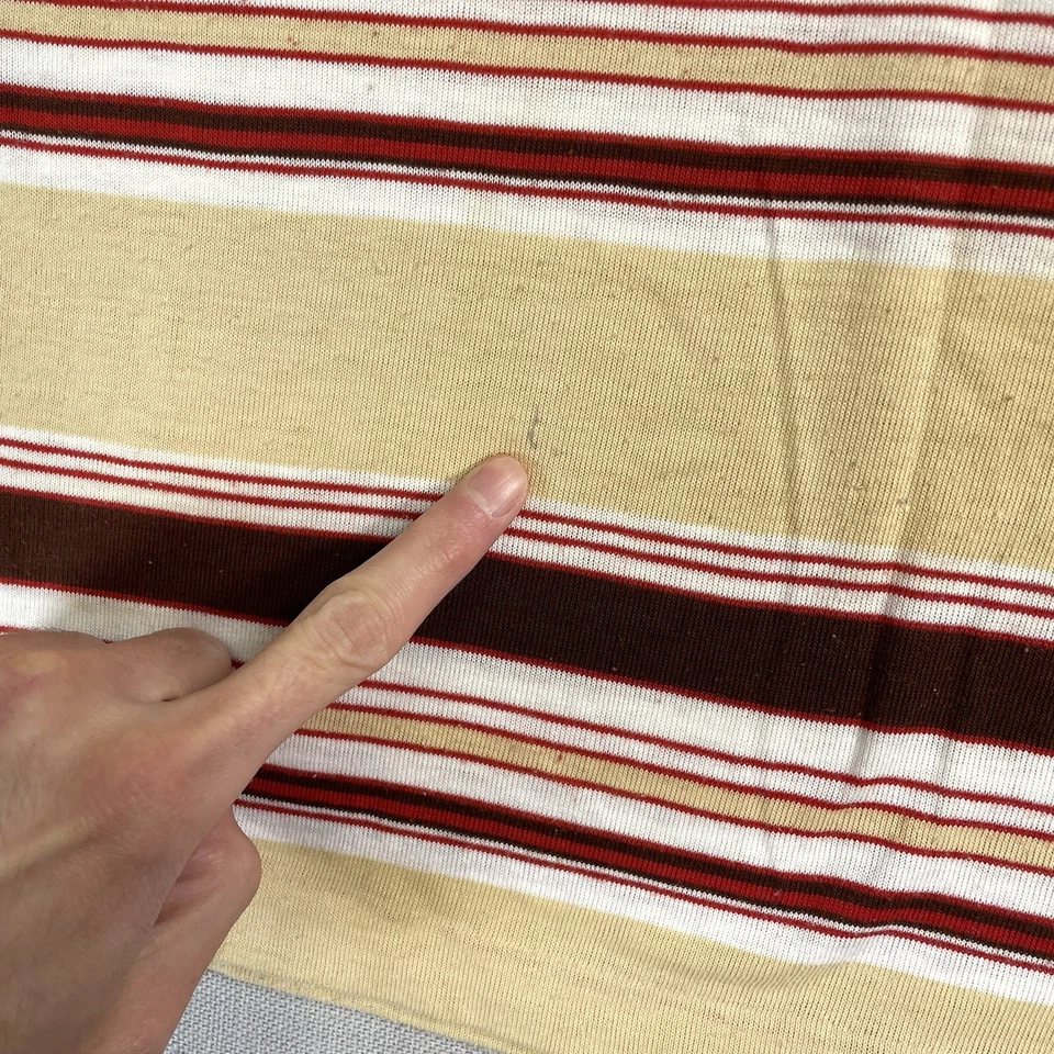 VINTAGE 70s Art Guild Striped Tank Top T Shirt Mens Medium Surf Skate 1970s 60s - Image 4 of 4