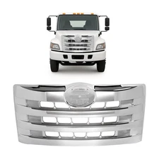 For Hino 238 258 268 338 2011-2018 Chrome Front Upper Grille ABS For 2062665632