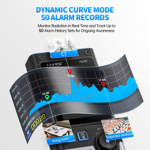 FNIRSI GC-03 3-IN-1 Elektromagnetische Strahlung Detektor NR + EF + MF Detection Tool - Bild 11 von 24