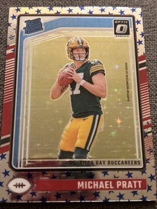 2024 Panini Donruss Optic Rated Rookie Michael Pratt #280 Freedom Prizm (RC)