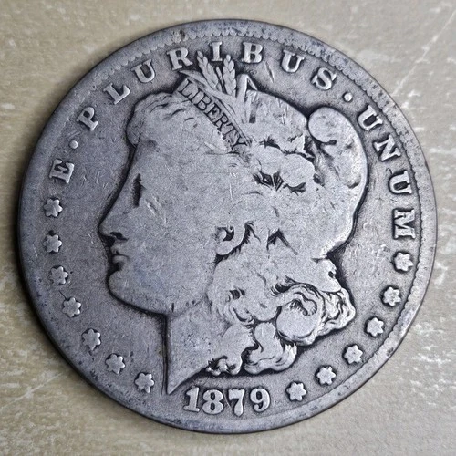 1879 CC $1 Morgan Silver Dollar Key Date Carson City Good G Almost VG Original