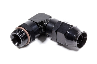 Fragola Hose Fitting #8 90-Degree to #8 ORB PTFE Black 689708-BL Fragola Hose Fitting #8 90-Degree to #8 ORB PTFE Black 689708-BL