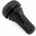 BikeMaster Rubber Valve Stem - Black, TR412 0.88in Length 03-036A-PC