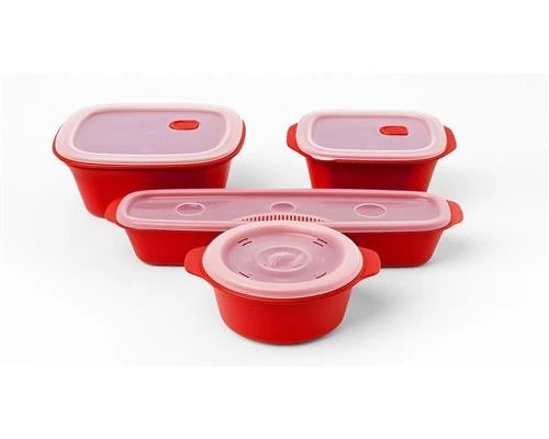 Mikrowellen-Geschirr Set 2x Dampfgarer 1,5 & 2,8L 1x Reiskocher 1x Nudelkocher - Bild 2 von 4