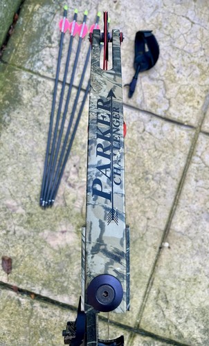 Parker Challenger 50-60# 23” RH Sight Drop Rest Arrows New String Loaded - Picture 9 of 10