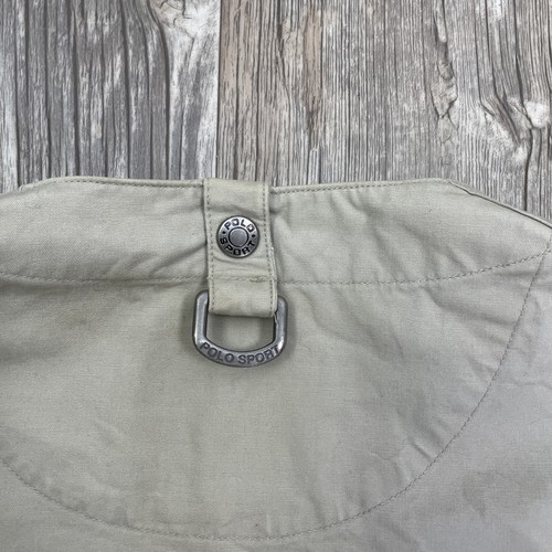 Polo Sport Sportsman Khaki Cotton Fishing Vest Zip Front Size XL - Picture 10 of 15