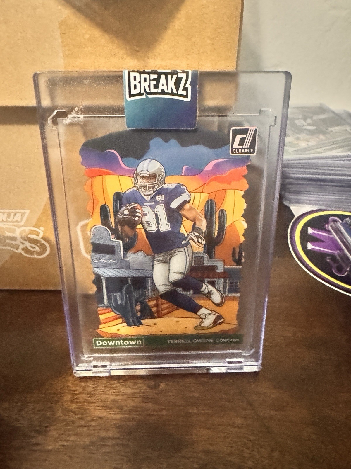 2024 Panini Clearly Donruss - Downtown Terrell Owens #8
