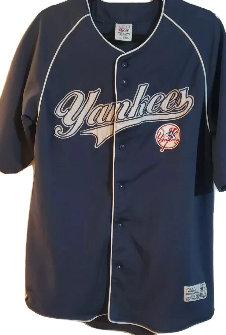 dark blue yankees jersey