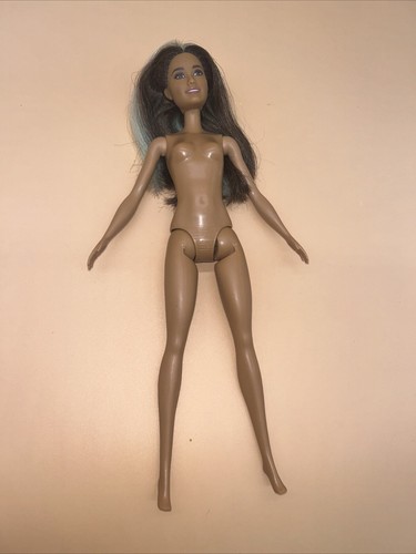Barbie Fashionistas Doll #72 Overall Awesome Brown And Green Hair Nude For OOAK - Picture 12 of 18