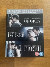 Fifty Shades 3-Movie Boxset (Box Set) (Blu-ray, 2018) Complete VGC