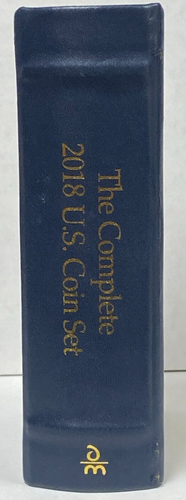 Danbury Mint Complete 2018 U.S. Coin Set Uncirculated Coins in Book Display Box - Picture 5 of 10