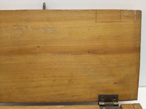 Vintage Dominosteine Set in Holz Handarbeit Box 28 Teile - Bild 5 von 12