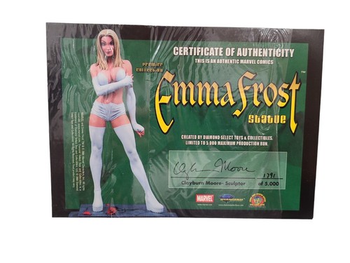 DIAMOND Select Premier Full Size EMMA FROST Statue X-MEN White Queen - Picture 6 of 8