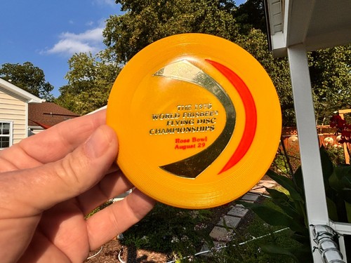 1976 Frisbee Wham-O Mini Disc Golf Rose Bowl (w/ Innova Discraft Magnet) #922 - Picture 5 of 18