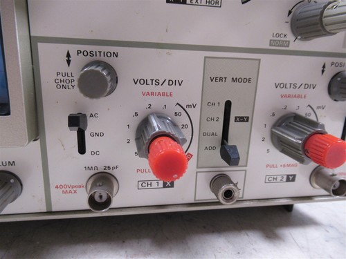 Kikusui COS5020 Oscilloscope 20 MHz Dual Channel Portable - Picture 9 of 17