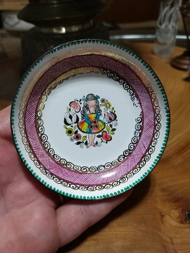 Plato Pin Vintage Esmaltado Pin Pin Pin Pin. Austria - Imagen 2 de 8