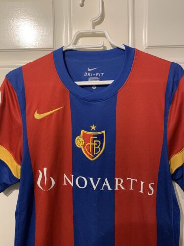 Nike FC Basel 2011/2012 Home Football Shirt Small Men’s - Picture 2 of 6