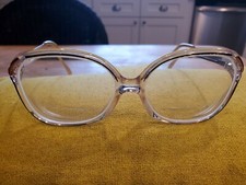  Authentic Rodenstock Grazilla C 1980s Vintage Clear Plastic Eyeglasses Frame