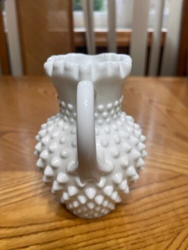 GROSSER OFFENER SIRUPKRUG FENTON KOCHFELDNAGEL MILCHGLAS 12 UNZEN 5 1/2" HOCH - Bild 2 von 7