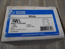 New  Genuine SWL Senor White WALL STROBE INDOOR 2WIRE CLEAR LENS 9121