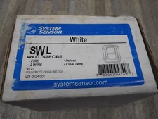 New  Genuine SWL Senor White WALL STROBE INDOOR 2WIRE CLEAR LENS 9121