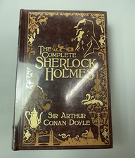 Complete Sherlock Holmes Arthur Conan Doyle Gilded Edges Fine Binding B&N