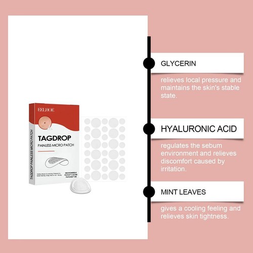 Overnight Acne Micro-Needles-TAGDROP 36Patches for Cystic Pimples Redness Relief - Bild 12 von 25