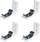 4 Pcs L Bracket for Vertical Blinds with Headrail Width 1-1/2"(38Mm) Length 3"(7