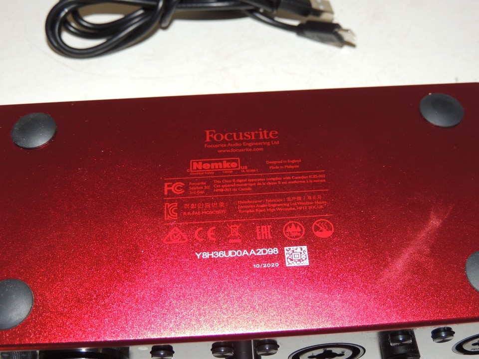 Focusrite Scarlett 2i2 3rd Gen USBC Audio Interface eBay