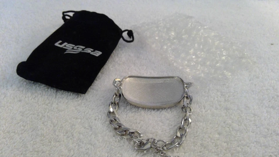 Pulsera de plata finalista torneo USSSA con bolsa de terciopelo Foto 2 de 3