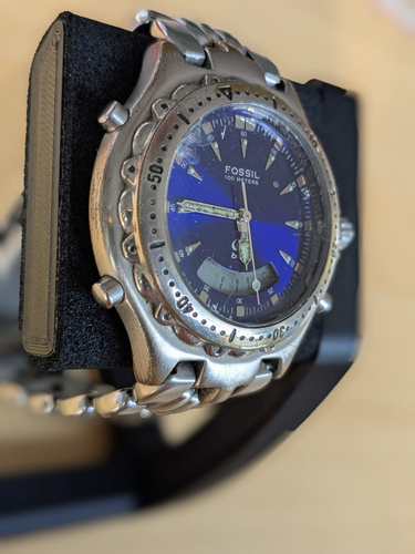 FOSSIL BLUE, Vintage mit LCD Sceen, neue Batterie - Bild 2 von 5