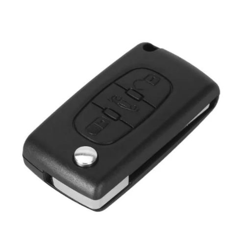 Coque Clé Plip CITROËN Berlingo C2 C3 C4 C5 C6 Lame Sans Rainure 3 Bouton CE0536 - Picture 4 of 5