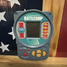 Vintage Milton Bradley Battleship 1995 Electronic Handheld Game Tested  Working