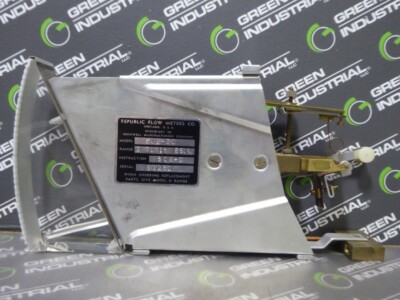 USED Rockwell Republic Flow Meters Co. 502-30 Pressure Meter 0 - 600 PSIG