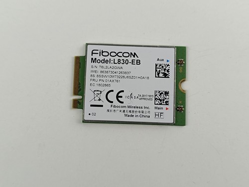 Lenovo Thinkpad L490 L590 T580 4G WWAN Modemkarte 01AX761 L830-EB - Bild 1 von 2