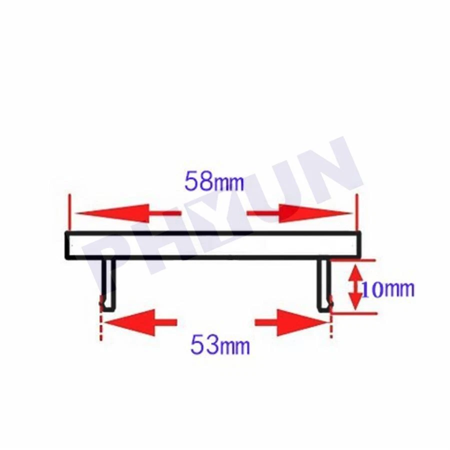 58mm/ 53mm Black ABS Car Wheel Center Hub Caps Decorative cover Set of 4 - Image 4 of 4