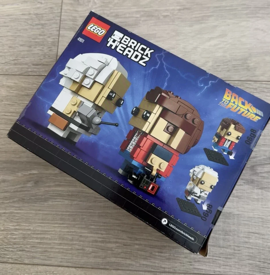 LEGO BRICKHEADZ: Marty McFly & Doc Brown 41611 NEW & SEALED - Image 2 of 4
