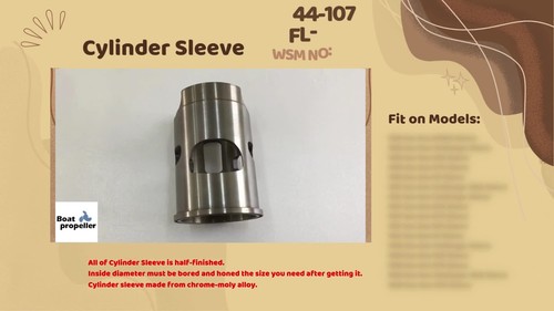 For PWC Sea-Doo GTX800 Cylinder Liner 44-107 FL-5290, half-finished,ID 81.10MM - Video 1 of 1