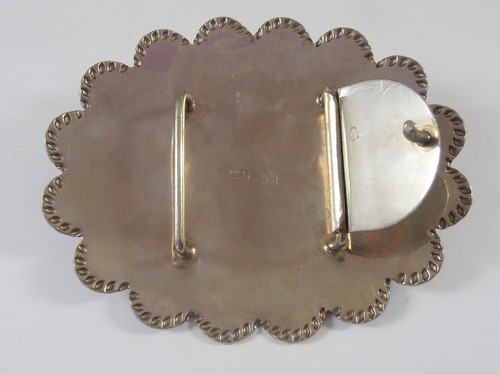Vintage VQHA Champion 1985 Rodeo Silber Gürtelschnalle Fillies Pferd Western - Bild 5 von 6