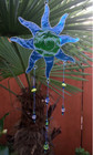 Hanging Sun Suncatcher Green Blue Flower mobile Garden Window Decoration Outdoor