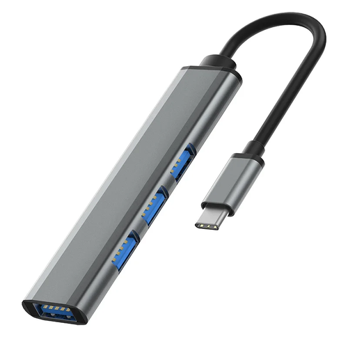 USB-C-Hub 4 in 1 Adapter USB Type C 3.0 für Mac Samsung Handy Laden Daten Laptop - Bild 4 von 26