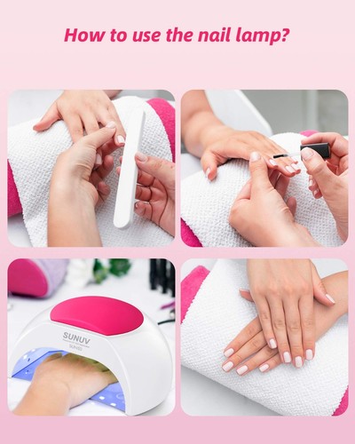 Lampada Unghie UV LED SUN2C per Gel Manicure con Timer LCD Display Asciuga - Foto 6 di 7