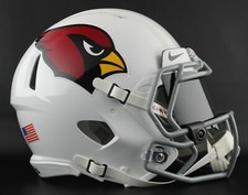ARIZONA CARDINALS NFL Football Helmet with NIKE BLACK Visor / Eye Shield