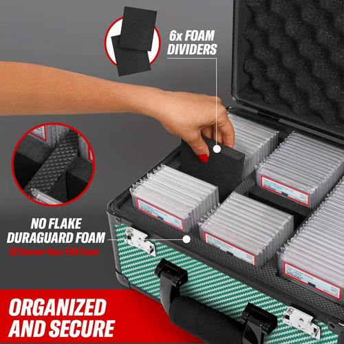 Graded Card Case, 3 Row Graded Card Storage Box, Trading Card Case, PSA Card Cas - Picture 7 of 8