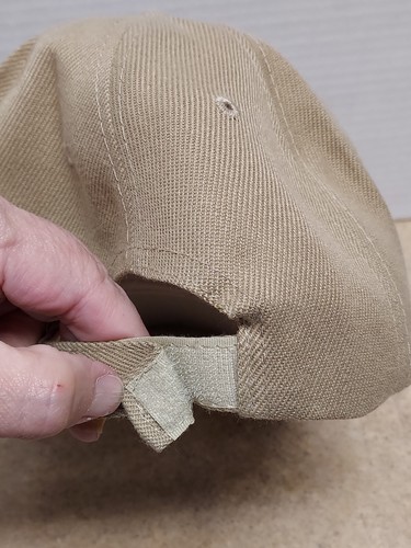 New York Mütze Baseball Cap beige Wollmischung NY BESTICKT verstellbar ungetragen - Bild 6 von 11