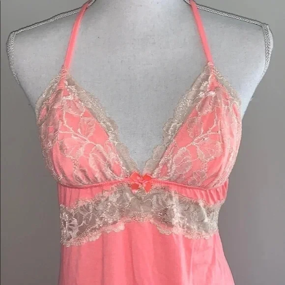 UNDERCOVER Camicia da notte Victoria's Secret abito slip in morbido pizzo