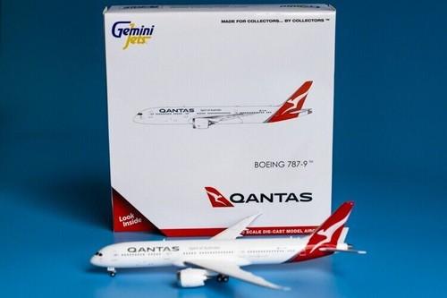 1:400 GeminiJets QANTAS BOEING 787-9 Passenger Airplane Diecast Aircraft Model - 第 3/5 張圖片